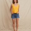Finley Sweater Tank in Buttercup - Image 4