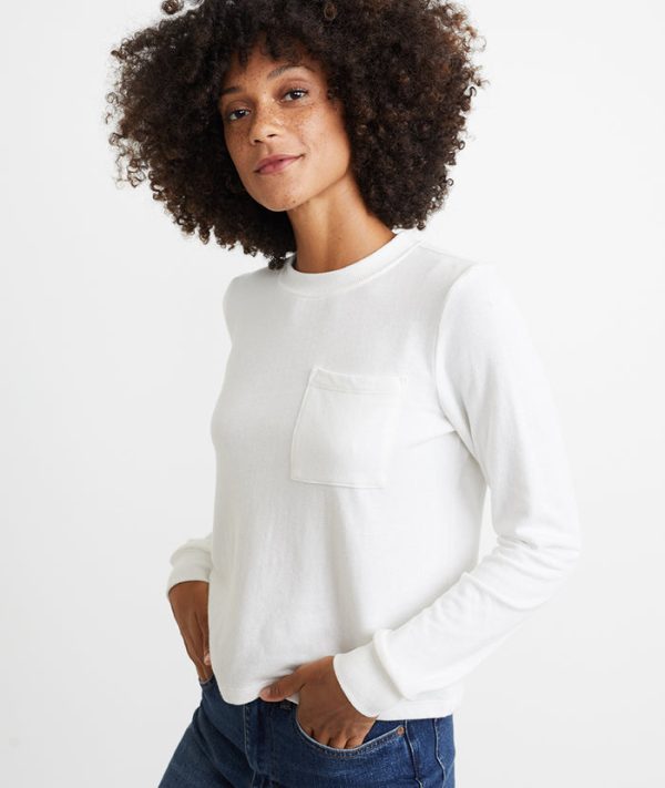 Double Knit Crew in Natural