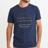 Sunset Outline Tee in Black Iris - Image 2