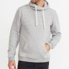 Cowlneck Hoodie in Heather Grey - Image 2