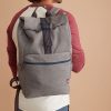 Roll Backpack in Heather Grey - Image 3