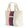 Tote in Natural/Bold Multi Stripe - Image 4