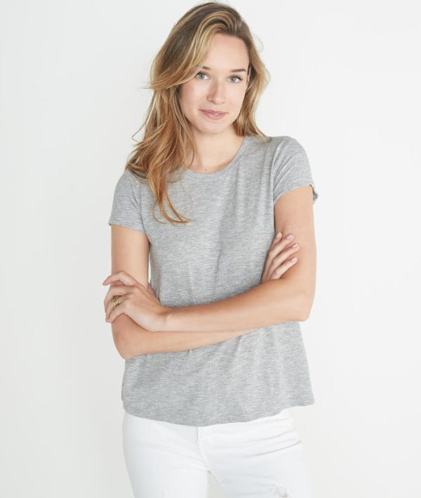Swing Crew in Grey/White Stripe