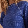Valery Reversible Top in Sapphire/Sapphire Heather - Image 4