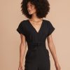 Vera Belted Jumpsuit in Black - Image 2