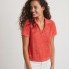 Vintage Short Sleeve Polo in Red - Image 2