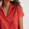 Vintage Short Sleeve Polo in Red - Image 3