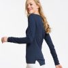 Longsleeve Hi-Low Crewneck - Mood Indigo - Image 3