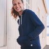 Women's Sunset Pullover Hoodie in True Navy - Image 5