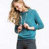 Caroline Duofold Cowl Neck Hoodie - Image 3