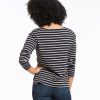 Breton Striped Shirt in Black and Grey - Image 3