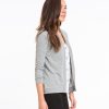 Open Cardigan - Heather Grey Mock Twist - Image 3