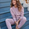 Women's Custom Dyed Sherpa Fleece Jogger - Image 3