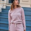 Women's Custom Dyed Sherpa Crew Pullover - Image 7