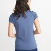 Women's Signature Crew in Faded Navy - Image 4