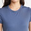 Women's Signature Crew in Faded Navy - Image 3
