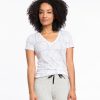 Slub V-neck - Geo Print - Image 2