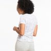 Slub V-neck - Geo Print - Image 3