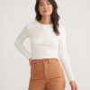 Lexi Rib Long Sleeve Crew Tee - Image 3