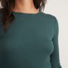 Lexi Rib Long Sleeve Crew Tee - Image 2