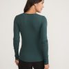 Lexi Rib Long Sleeve Crew Tee - Image 4