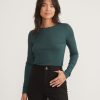 Lexi Rib Long Sleeve Crew Tee - Image 3