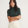 Lexi Rib Mock Neck Top - Image 3