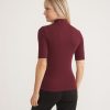 Lexi Rib Mock Neck Top - Image 4