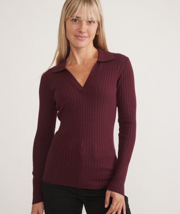 Deserae Knit Polo