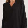 Jamie Ruffle Sleeve Top - Image 2