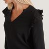 Jamie Ruffle Sleeve Top - Image 3