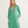 Florence Vintage Slub Midi Dress - Image 3