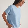 Sadie Vintage Slub Crop Tee - Image 3