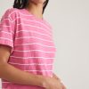 Sadie Vintage Slub Crop Tee - Image 2