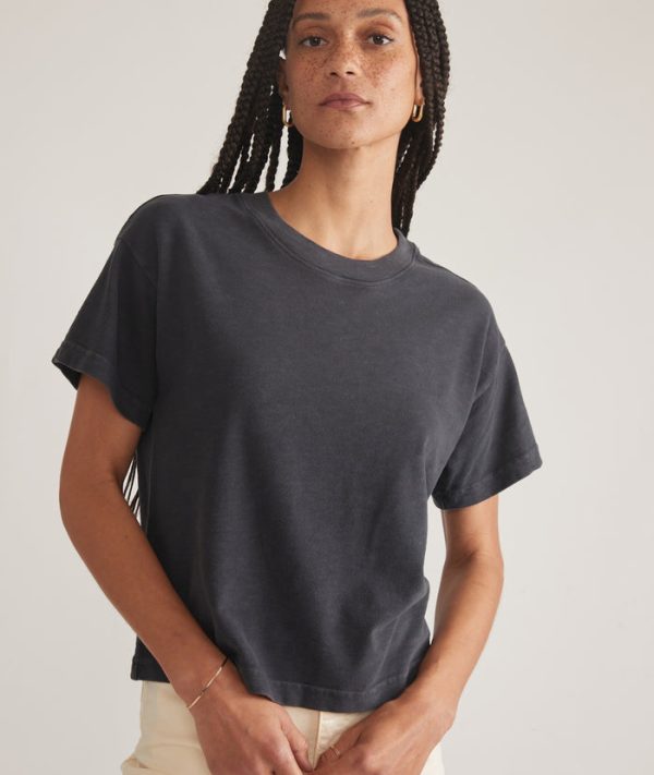 Sadie Vintage Slub Crop Tee