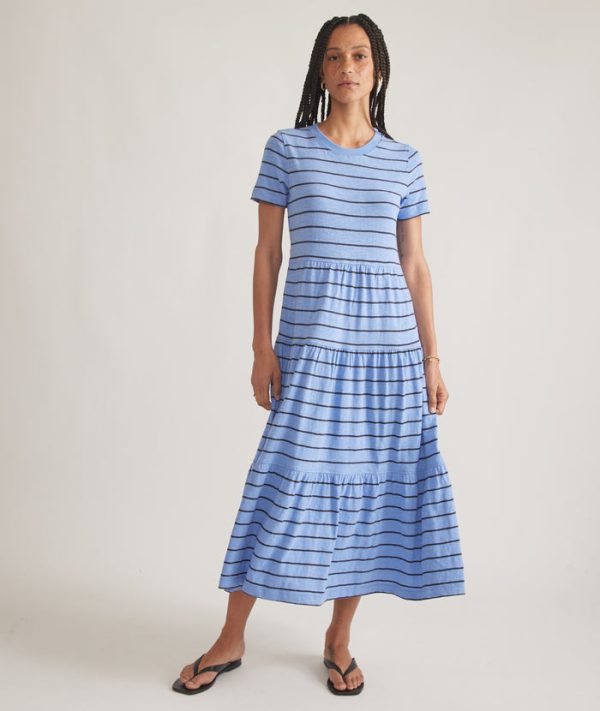 Vintage Slub Midi Dress