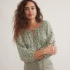 Tiana Double Cloth Cropped Blouse - Image 4