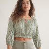 Tiana Double Cloth Cropped Blouse - Image 2