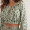 Tiana Double Cloth Cropped Blouse - Image 3