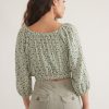 Tiana Double Cloth Cropped Blouse - Image 5