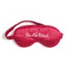 Washable Silk Sleep Mask in Pink Do Not Disturb - Image 2