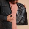 Waxed Canvas Trucker in Dark Grey - Image 4