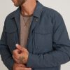 Dry Wax Canvas Trucker in Midnight Navy - Image 3
