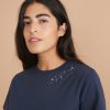 Zodiac Boyfriend Crew Tee in Black Iris Zodiac - Image 3