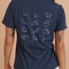 Zodiac Boyfriend Crew Tee in Black Iris Zodiac - Image 2