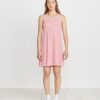 Alana Tank Dress in Cherry/White Stripe - Image 3