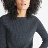Aspen Sweater in Jet Heather - Image 3