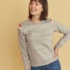 Banks Crewneck in Light Heather Grey - Image 8