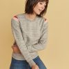 Banks Crewneck in Light Heather Grey - Image 9