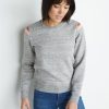 Banks Crewneck in Light Heather Grey - Image 2